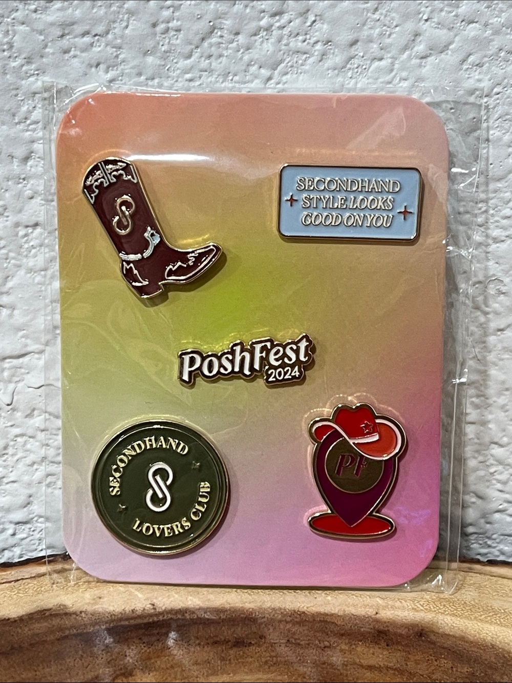 Set of 5 PoshFest 2024 Nashville Pins